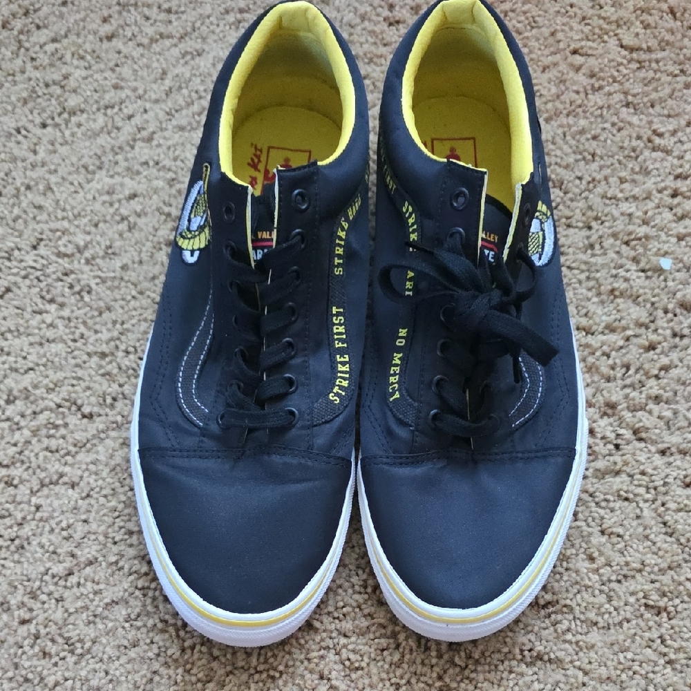 Vans Cobra Kai Mens Black and Yellow